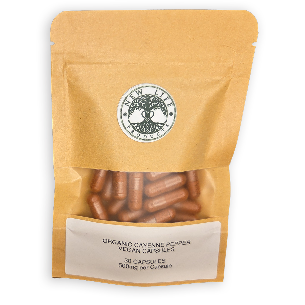 Organic Cayenne  Pepper Capsules x 30