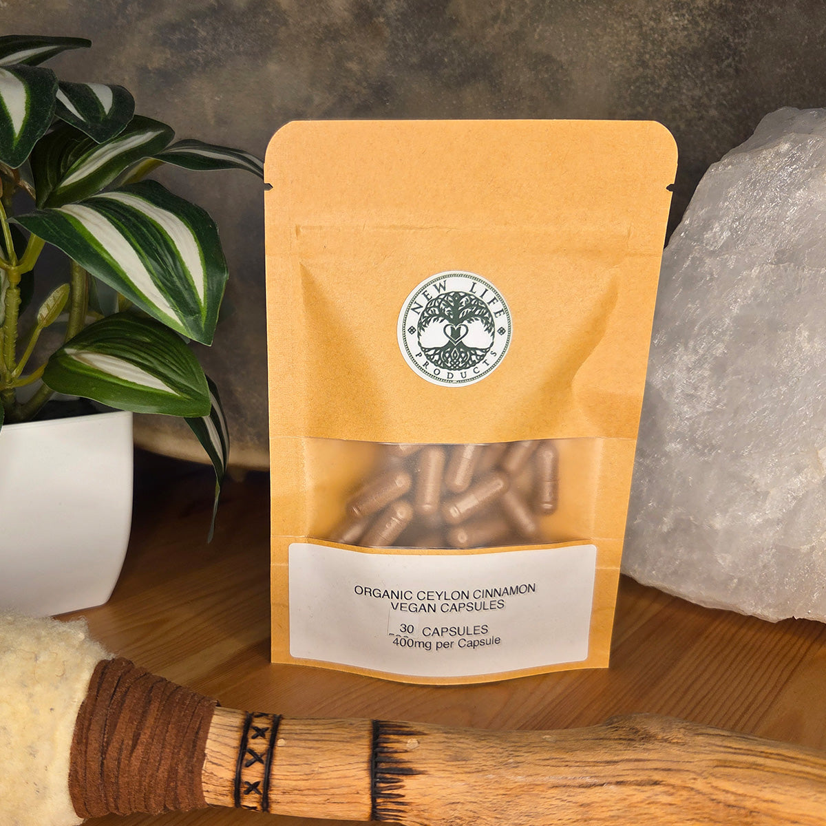 Organic Ceylon Cinnamon Vegan Capsules x 30