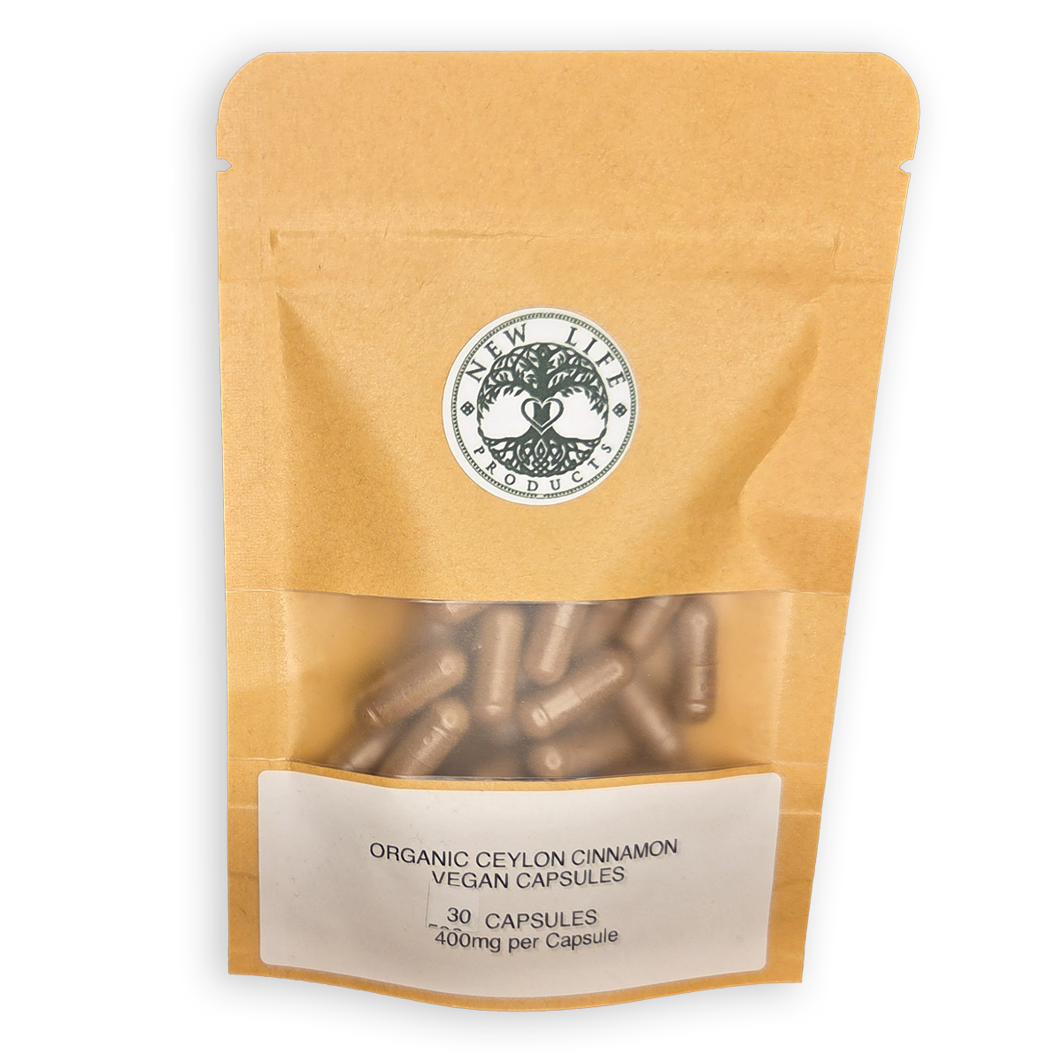 Organic Ceylon Cinnamon Vegan Capsules x 30