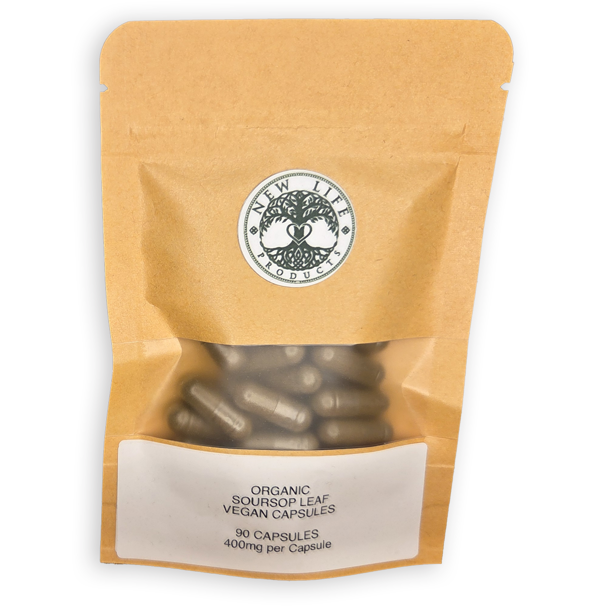 Organic Soursop Leaf Vegan Capsules x 30