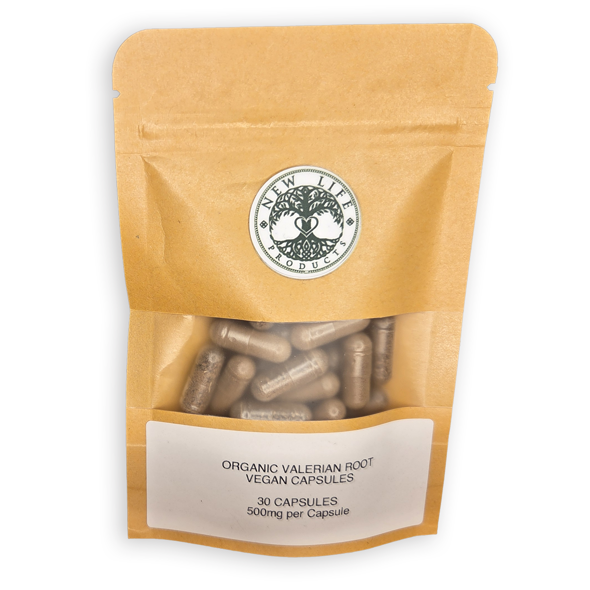 Organic Valerian Root Vegan Capsules x 30
